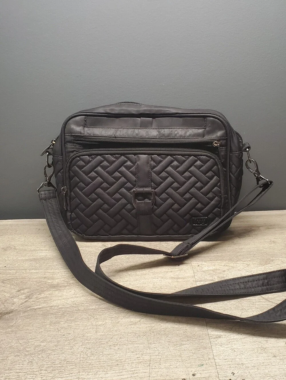 LUG black Carousel XL crossbody